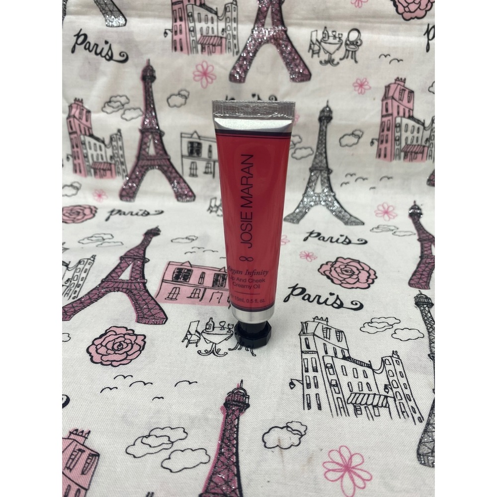 Josie Maran Argan Infinity Lip and Cheek Creamy Oil Endless Guava 0.5oz no box